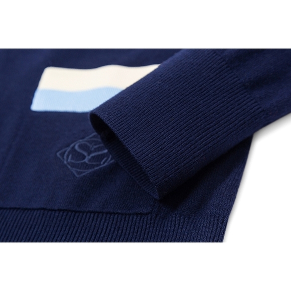 Sandro Clotilde Stripe Wool & Cashmere Cardigan 015500 - Picture 2 of 14